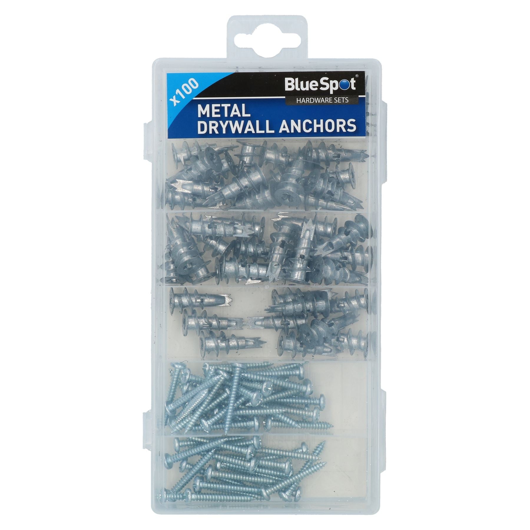 Plasterboard Dry Wall Speed Rawl Plugs + Metal Screws Fixings Fasteners 100pc