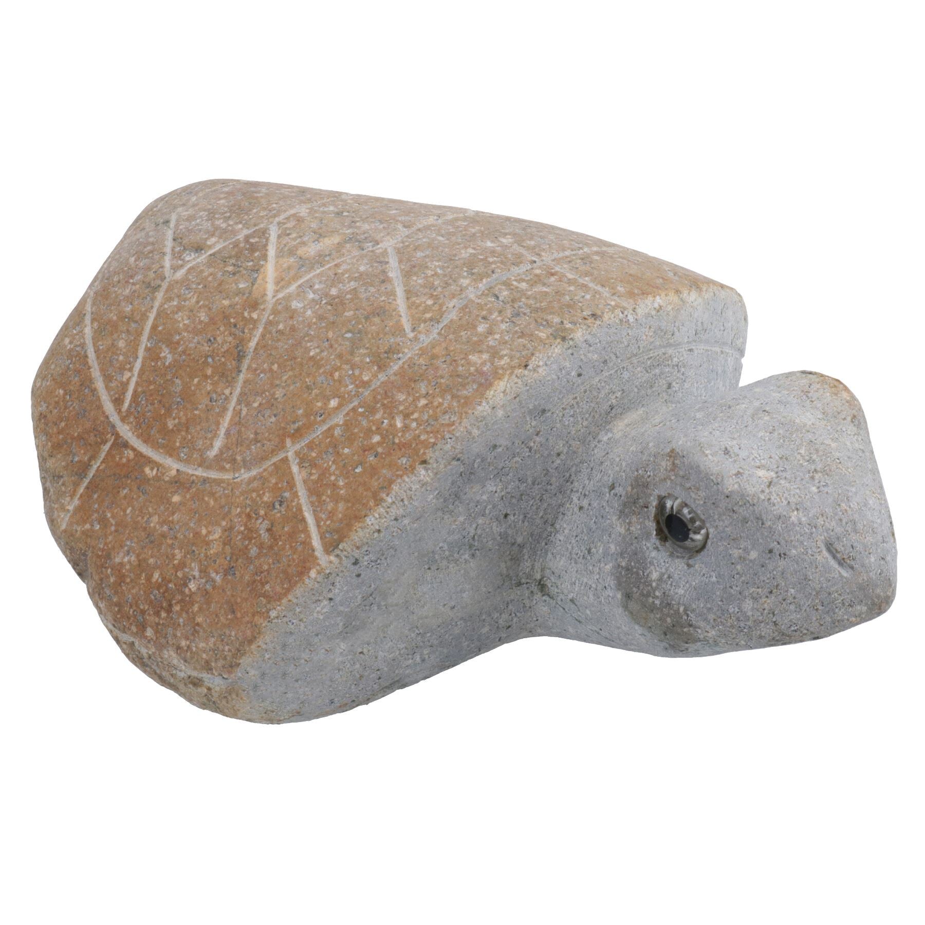 Turtle Tortoise River Rock Hand Carved Stone Decoration House Garden Yard