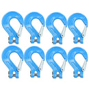 Clevis Sling Hook Safety Catch Max Lifting Capacity 3.15 Ton 10mm Chain 8pc