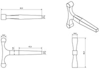 Tee T Key Door Handle Trailer Truck Horsebox Locker Lock Bus