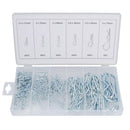 150pc Hair Pin Retaining R Clip Assortment Fastener Kit Lynch Pin 2.4mm – 4mm