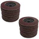 Flap Discs 40 Grit Angle Grinder 4.5" (115mm) Flat Sanding Grinding