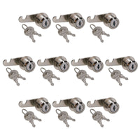 32mm Cam Lock Camlock Drawer Door Fastener Locker Cabinet Mailbox 2 Keys