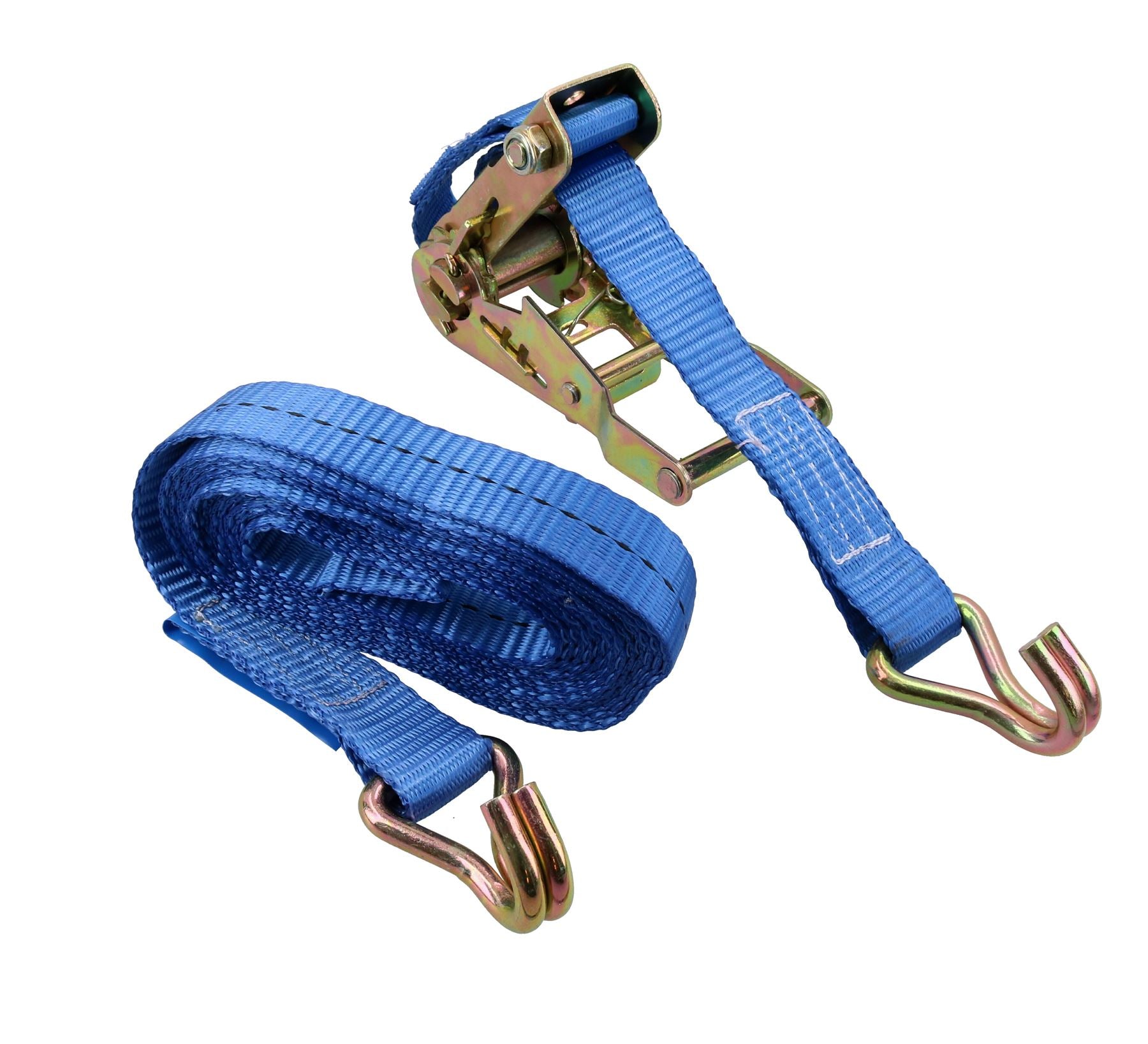 4 Metre x 25mm Heavy Duty ratchet Strap Tie Down Lashing Straps 0.4 Ton