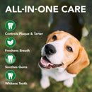 Dental Care Kit Teeth Cleaning Fresh Breath For Dogs Finger Brush And Gel