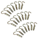 6mm Open Hook Eye Bolts Rawl Shield Wall Anchor Expansion Brick Stone