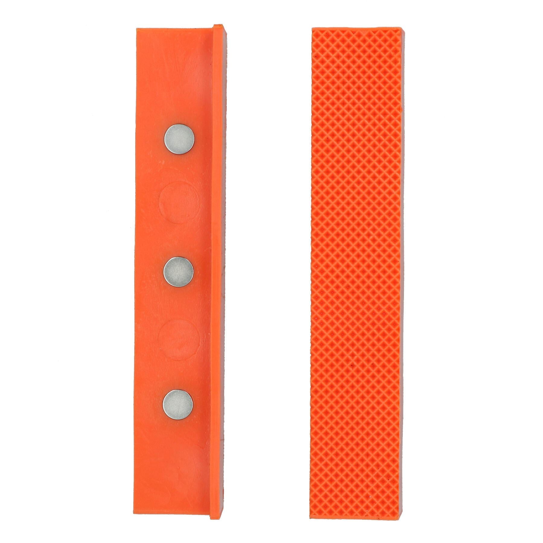 Magnetic Soft face Jaws Pads for Bench Vice Non marking 6” / 150mm Orange