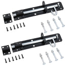 8” (200mm) Brenton Slip Bolt Padbolt Slide Latch Lock Catch Sheds Gates