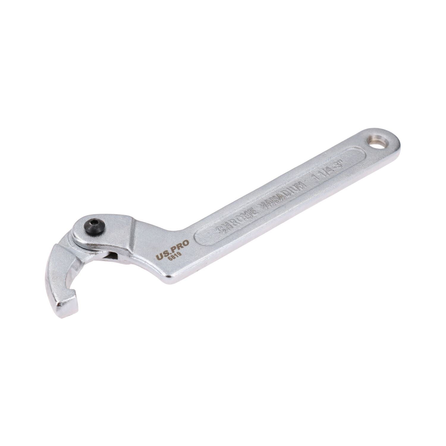 Adjustable Hook Wrench C Spanner 32mm – 75mm For Slotted Retaining Rings