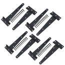 6” (150mm) Heavy Duty T Tee Hinges for Doors + Gates with Fixing Screws