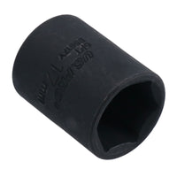 3/8in Drive Shallow Stubby Metric Impacted Impact Socket 6 Sided Single Hex