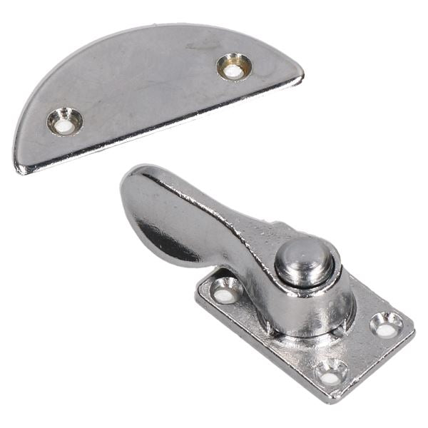 2pk Gravelly Fastener Swivel Toggle Catch Lock Trailer Number Plate Clip Large