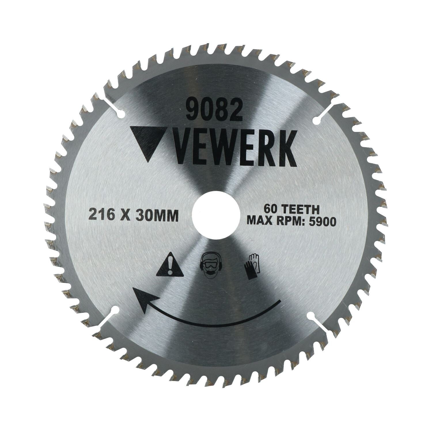 216mm x 30mm TCT Tungsten Carbide Tipped Circular Saw Blades 60 Teeth