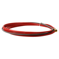 P.C. Liner Wire 1.0 - 1.2mm x 3M Welding Red Steel Plastic Coated MIG Torch