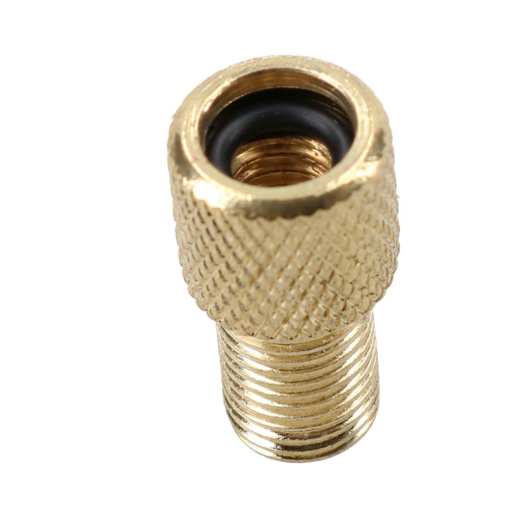 Valve Adaptor Thread Convertor Schrader to Presta Bike Cycle Car Pump Brass