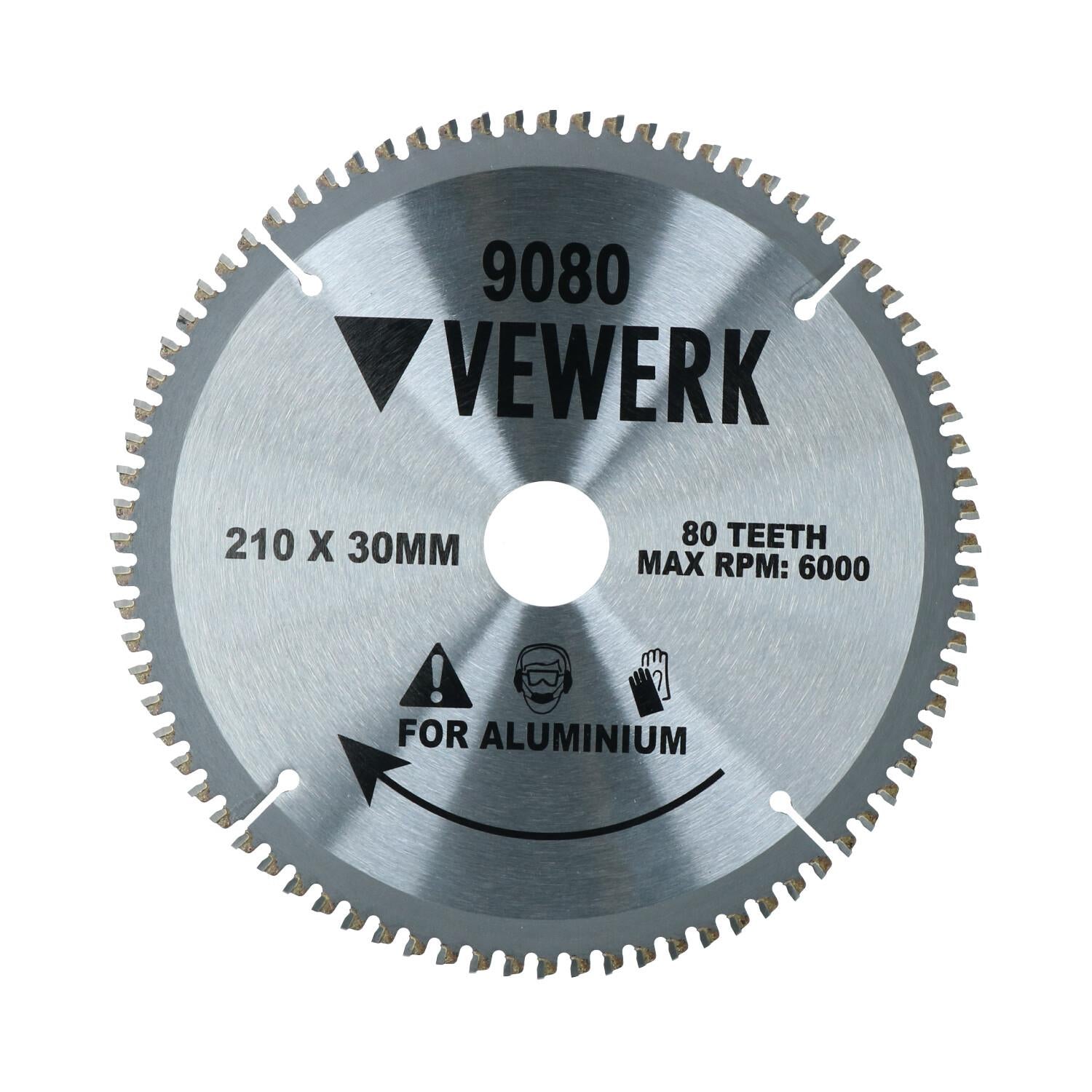 210mm x 30mm TCT Tungsten Carbide Tipped Circular Saw Blades 80 Teeth