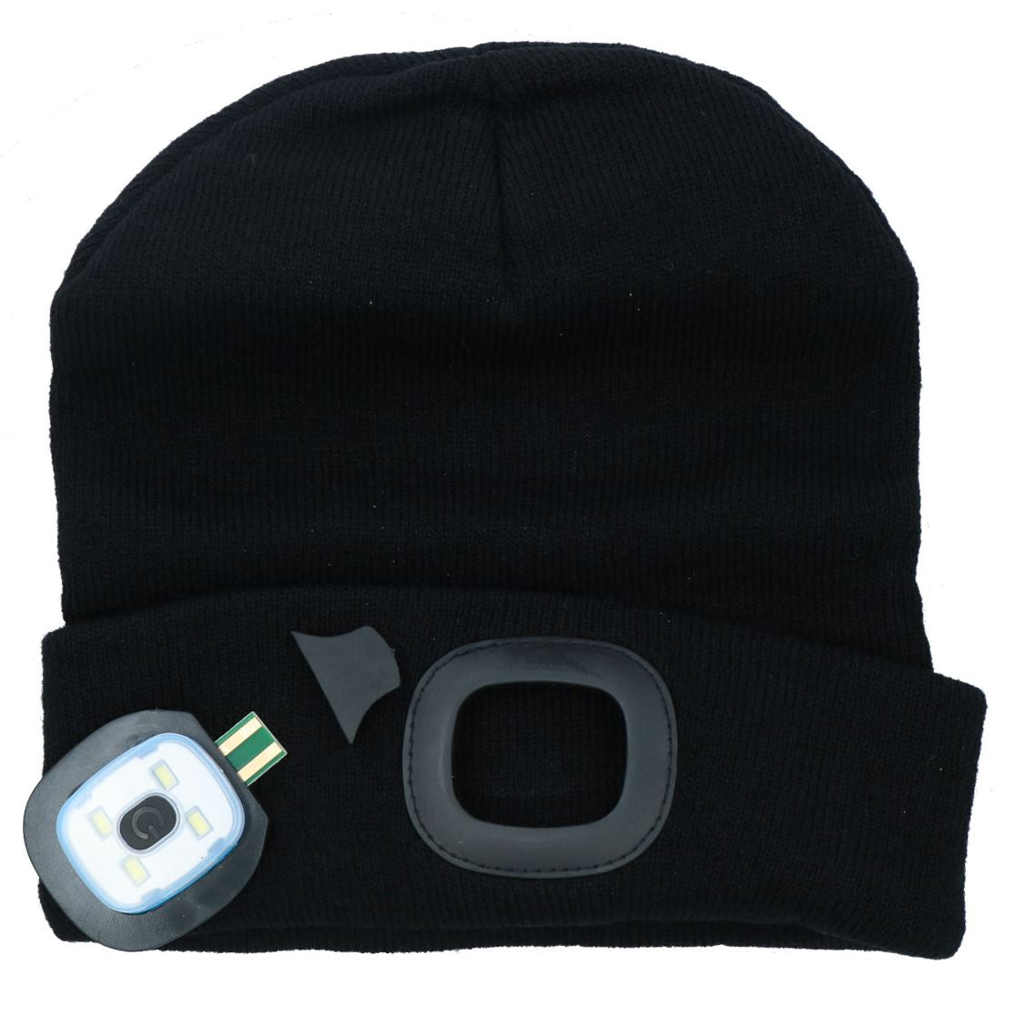 4 SMD LED Beanie Hat Light USB Rechargeable Head Light Torch Lamp Unisex