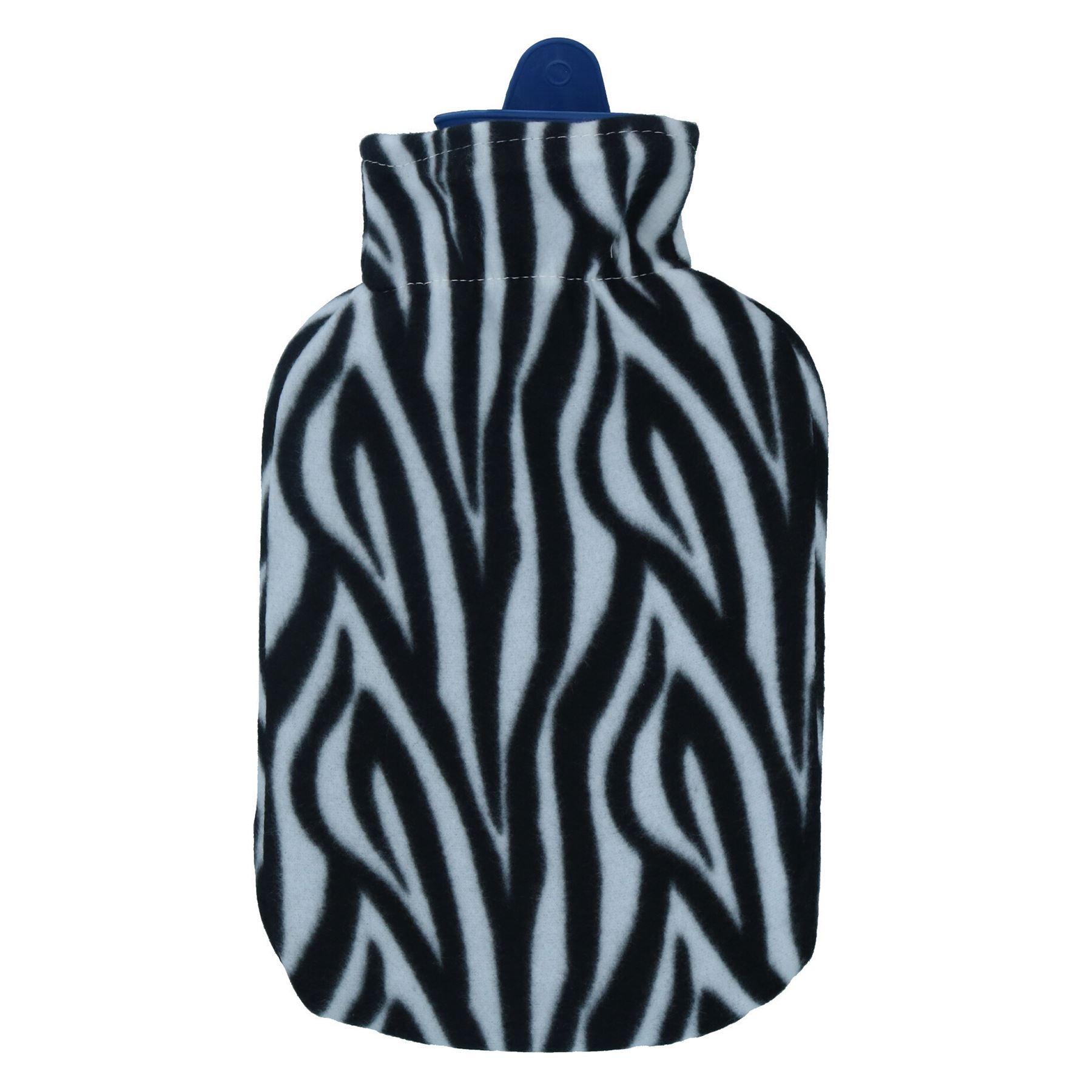 2 Litre Hot Water Bottle with Polyester Fleece Cover Cosy Revitalize Therapy