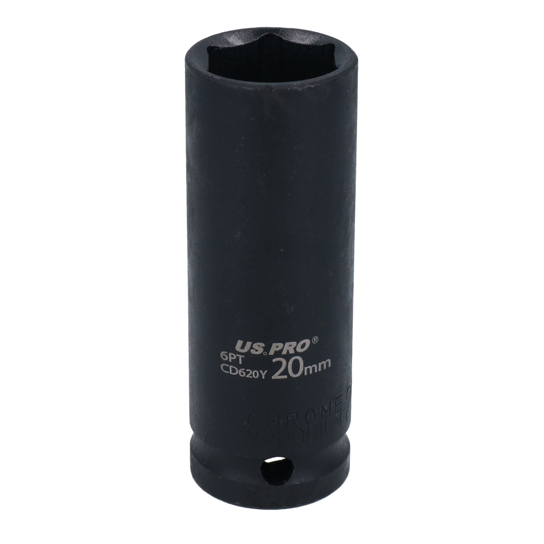 20mm 1/2" Drive Double deep Metric Impacted Impact Socket Single Hex 6 Sided