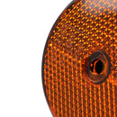 Round Side Reflectors Amber, Red or White for Trailers Fence / Gate Posts