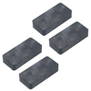 Rectangular Ceramic Ferrite Magnets 48mm x 22mm x 10mm for Home Office