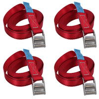 Cam Buckle Strap Stainless Steel Metal 4m Tie Down Luggage Straps Marine Grade