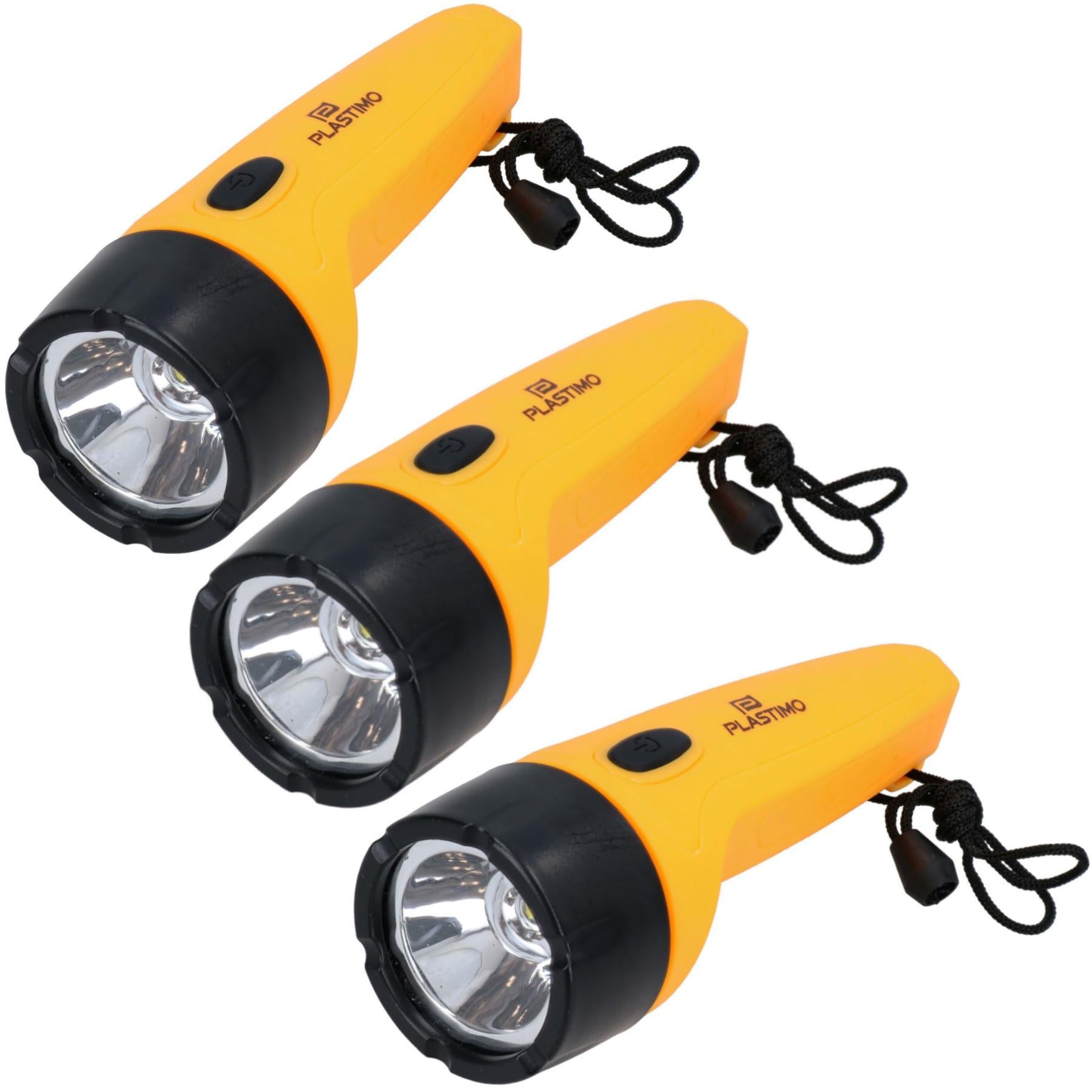 3 Pack Floating Marine Torch IPX7 Waterproof LED High Vis Flashlight by Plastimo