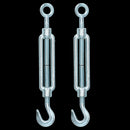 Straining Screw / Turnbuckle Hook to Eye Galvanised Rigging M10