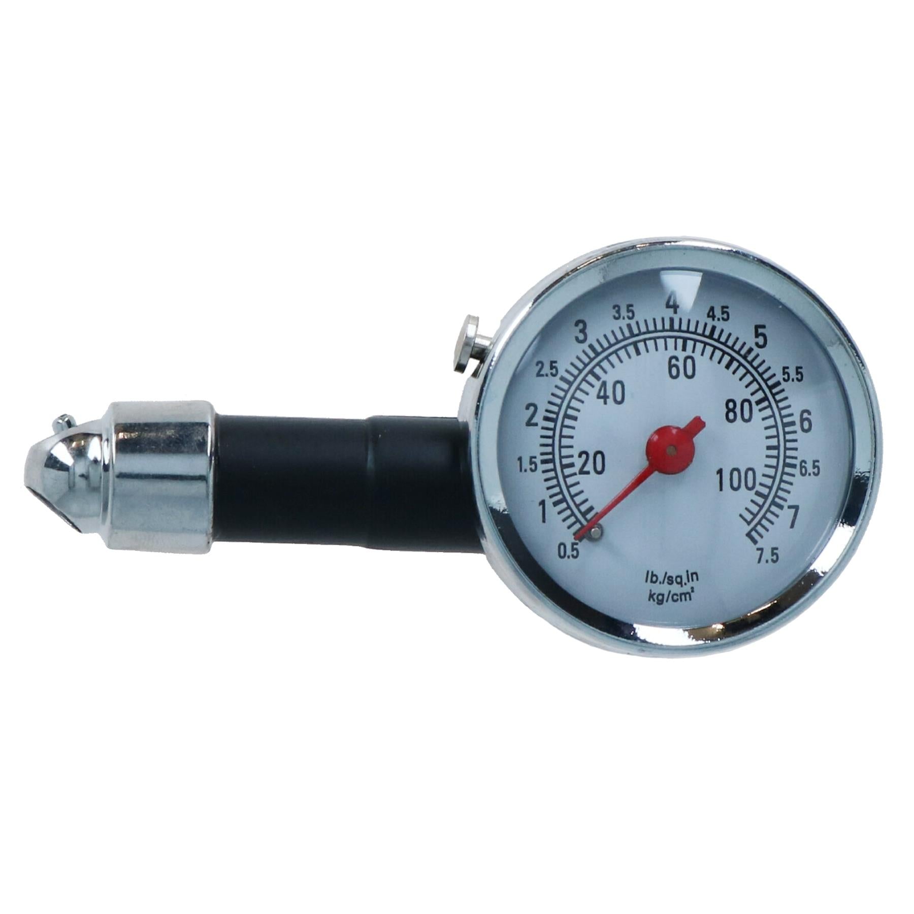 Tyre Wheel Pressure Dial Gauge 10 - 100psi Measure Bike / Car TE018