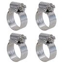 Stainless Steel Jubilee Hose Clamps Clips 17mm- 25mm Marine Lloyds Approved