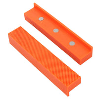 Magnetic Soft face Jaws Pads for Bench Vice Non marking 6” / 150mm Orange