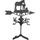 Horse / Mare Farrier Weather Vane Vain Ridge Mount House Roof Cast Iron Shoe