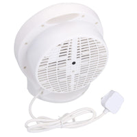 2kw Electric Upright Blow Fan Heater 2 Heat Settings Hot Or Cold Air Silent Run