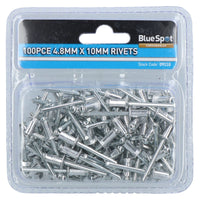 Metric Aluminium Blind Pop Pot Rivets Set Fastener Fastening