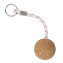 52mm Floating Cork Ball Keyring Key Float Boat Fishing Sailing Buoyant Keys Ring