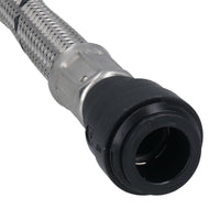 15mm or 22mm Easy Fit Braided Tap Connector Push fit Quick Release 300mm Long