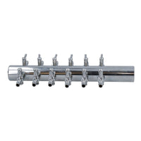 Stainless Steel Air Distributor Manifold with 12 Outlet Fish Pond Aquarium Air Splitter