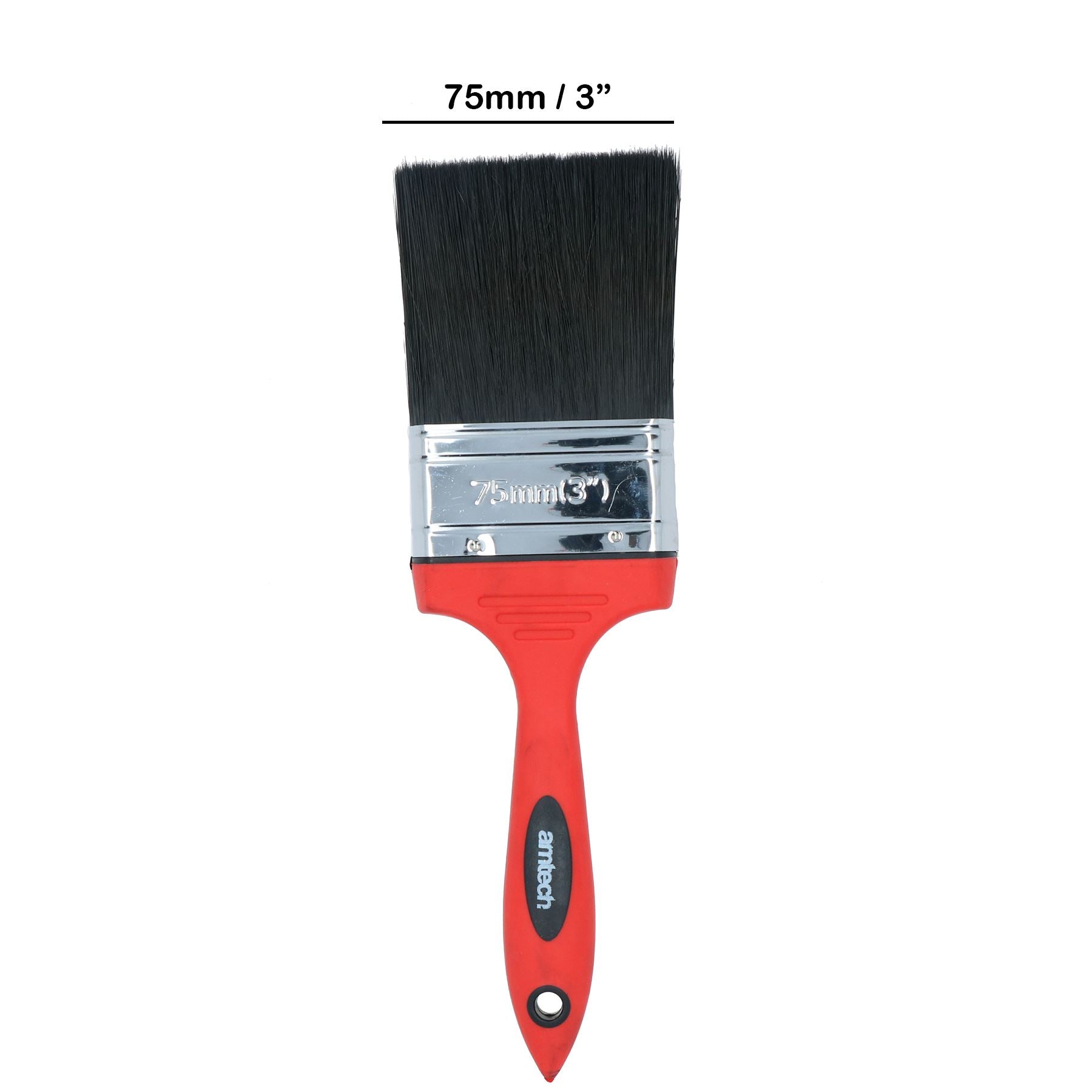 3” / 75mm Paint Brush No Bristle Loss with Soft Grip Handle Painting Decorating