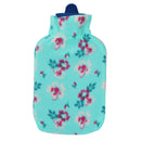 2 Litre Hot Water Bottle with Polyester Fleece Cover Cosy Revitalize Therapy