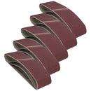 533mm x 75mm Mixed Grit Abrasive Sanding Belts Power File Sander Belt