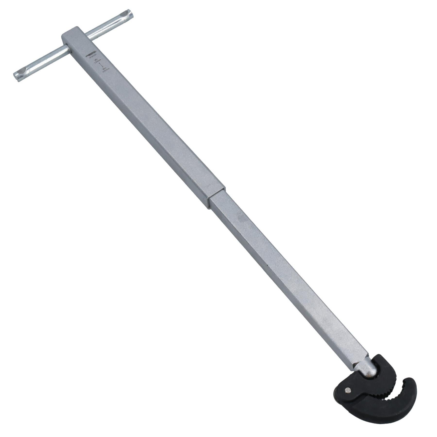 Telescopic Basin Wrench Spanner Fully Adjustable 230 – 410mm Sinks Plumbing