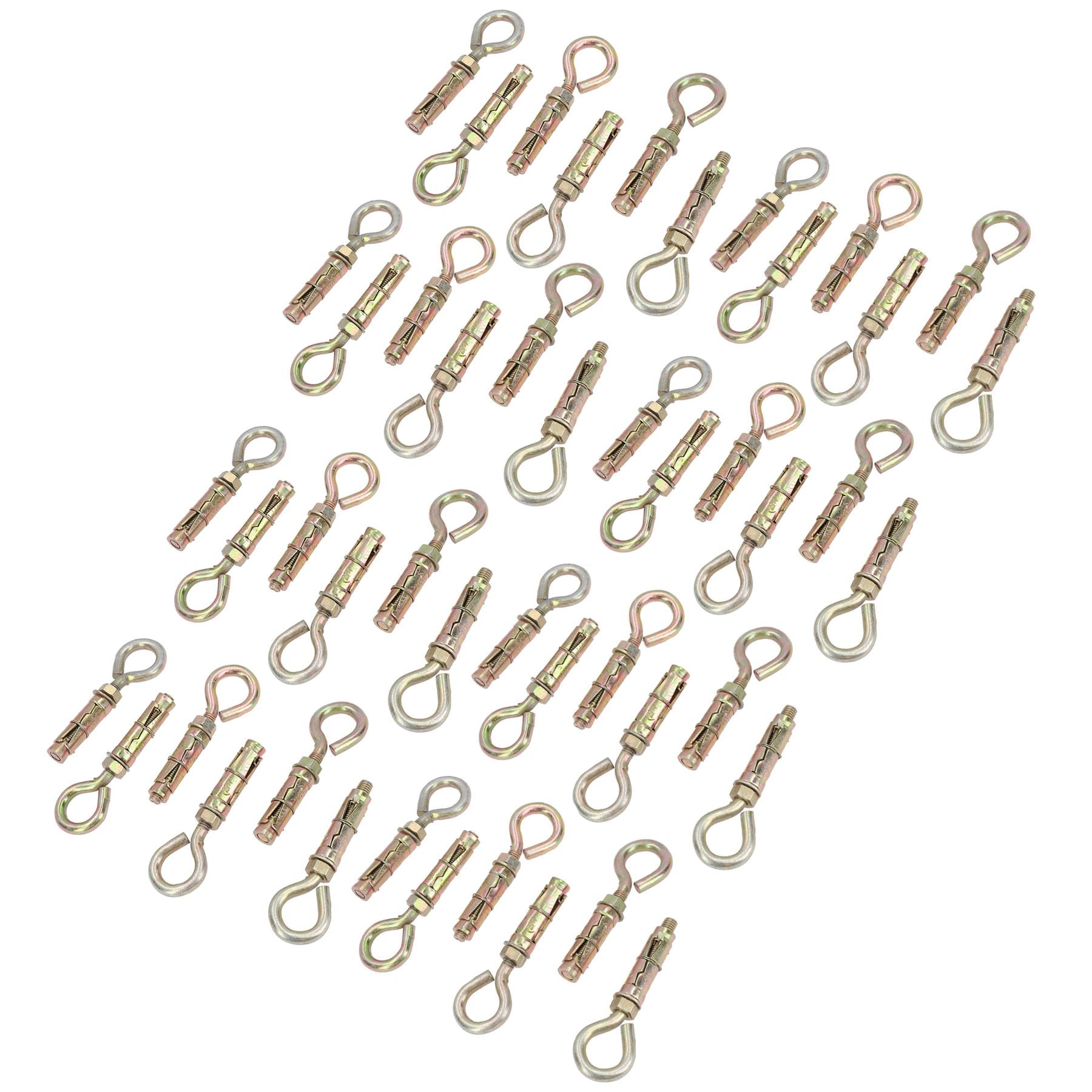 8mm Close Hook Anchor Eye Bolt Rawl Expansion Bolts Shield Wall Brick Concrete