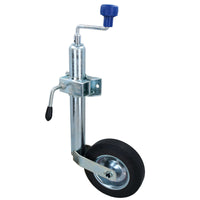 48mm Jockey Wheel Trailers Caravans 200mm Steel Centred Wheel + Split Clamp