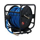 Retractable Air Hose Reel Compressor Air Line 8mm Bore 30 metres 100 feet long.