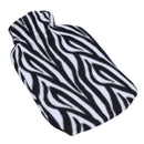 2 Litre Hot Water Bottle with Polyester Fleece Cover Cosy Revitalize Therapy