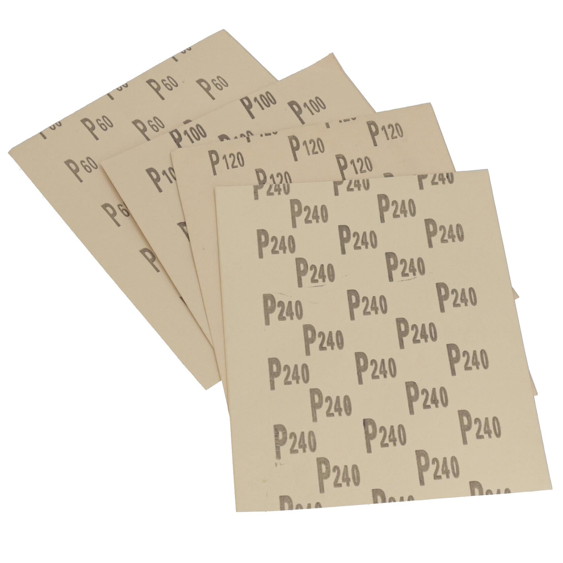 30pc Assorted Sandpaper Sanding Sheets for Metal Wood Plastic Mixed Grit Pack