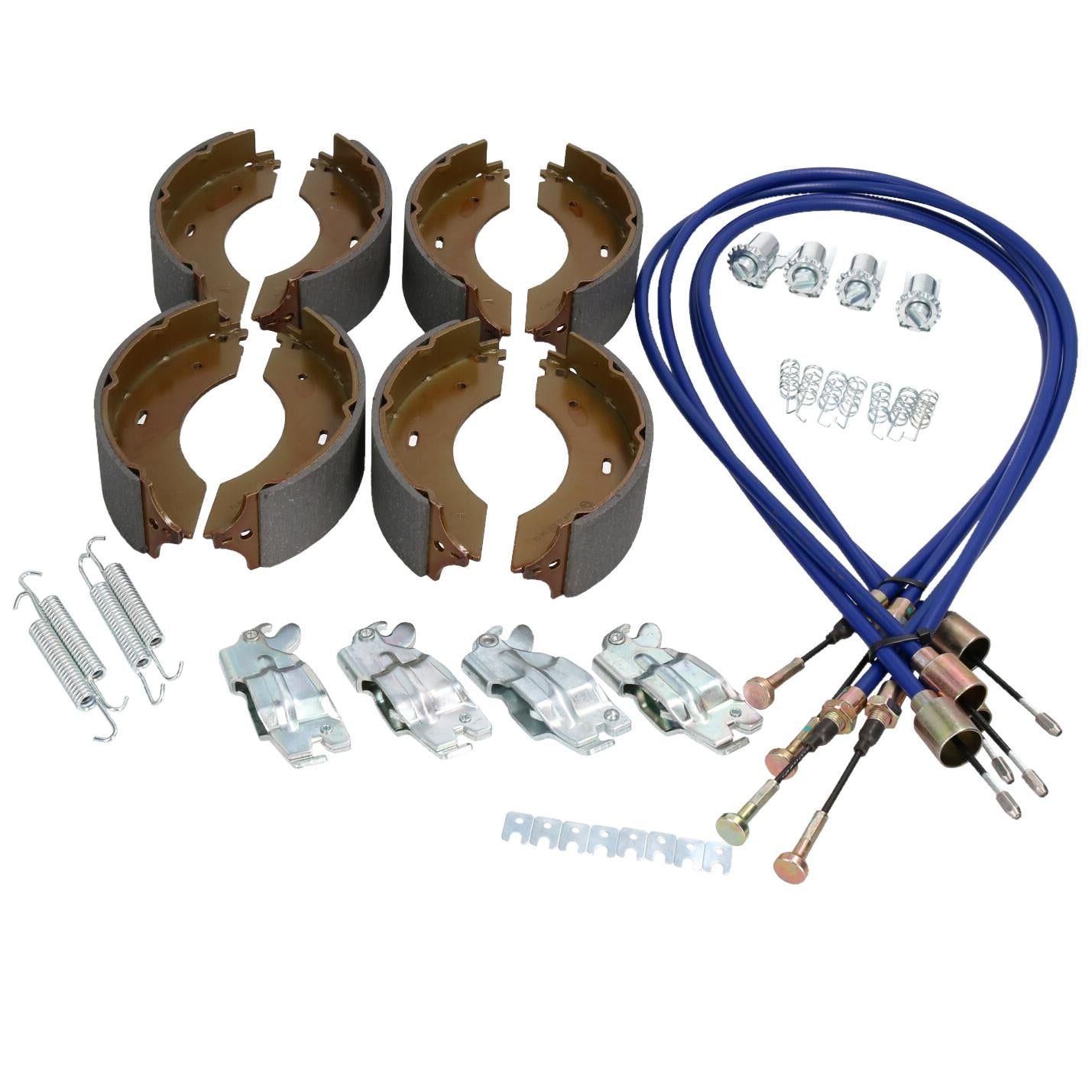 Brake Shoe & Cable Kit for Indespension Plant Trailer PL35106 PL35126 3500kg