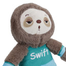 Plush Soft Sporty Sloth Swift Dog Toy Cuddly Play Toy Gift With Squeak