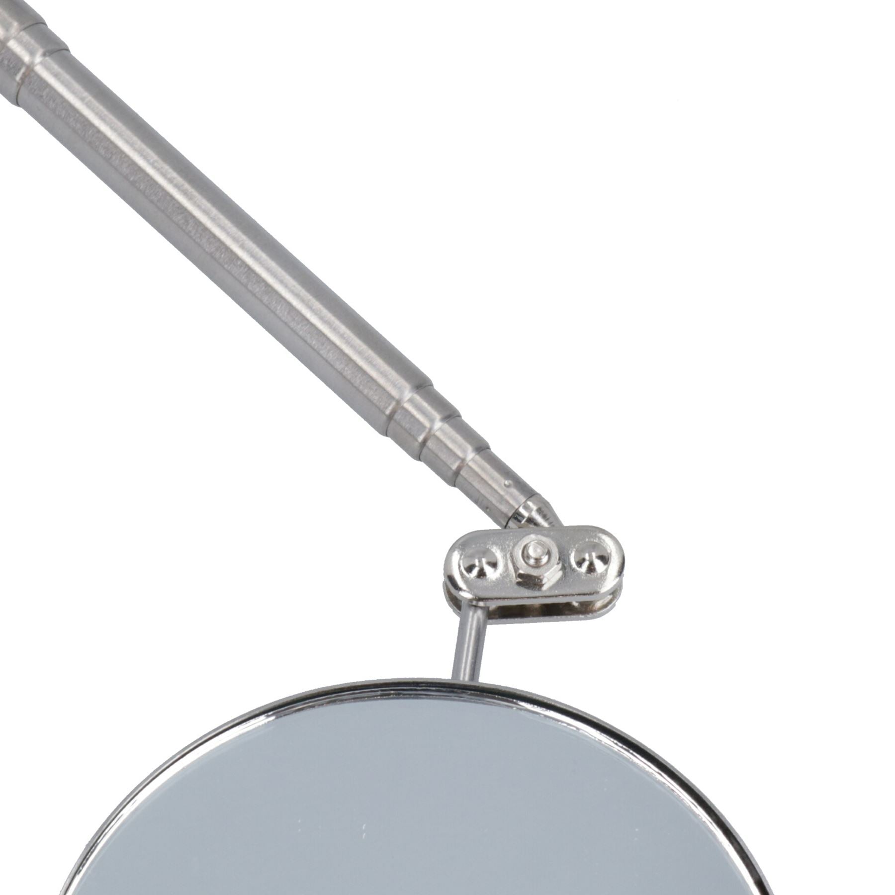 Telescopic Inspection Round Circular Mirror 85mm Extends 280 – 880mm