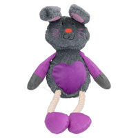 Ruby Rabbit & Teddy Twister Soft Plush Teddy Dog Toy With Squeak 40cm/16"